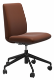 Ekornes Stressless Laurel Low Back Armless Office Chair *Quick Ship*
