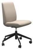 Ekornes Stressless Laurel Low Back Armless Office Chair *Quick Ship*