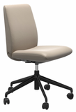 Ekornes Stressless Laurel Low Back Armless Office Chair *Quick Ship*