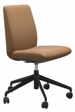 Ekornes Stressless Laurel Low Back Armless Office Chair *Quick Ship*