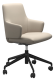 Ekornes Stressless Laurel Low Back Office Chair With Arms *Quick Ship*