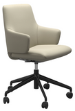 Ekornes Stressless Laurel Low Back Office Chair With Arms *Quick Ship*