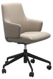 Ekornes Stressless Laurel Low Back Office Chair With Arms *Quick Ship*