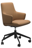 Ekornes Stressless Laurel Low Back Office Chair With Arms *Quick Ship*