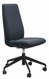 Ekornes Stressless Laurel High Back Armless Office Chair *Quick Ship*