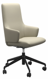 Ekornes Stressless Laurel High Back Office Chair With Arms *Quick Ship*