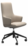 Ekornes Stressless Laurel High Back Office Chair With Arms *Quick Ship*