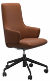 Ekornes Stressless Laurel High Back Office Chair With Arms *Quick Ship*
