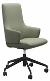 Ekornes Stressless Laurel High Back Office Chair With Arms *Quick Ship*