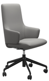 Ekornes Stressless Laurel High Back Office Chair With Arms *Quick Ship*