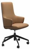 Ekornes Stressless Laurel High Back Office Chair With Arms *Quick Ship*