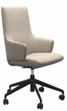 Ekornes Stressless Laurel High Back Office Chair With Arms *Quick Ship*