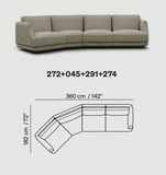 Natuzzi C313 Carter Sectional