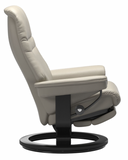 Ekornes Stressless Sunrise Medium Classic Power New Sit Recliner With Ottoman