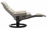 Ekornes Stressless Sunrise Medium Classic Power New Sit Recliner With Ottoman