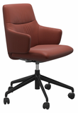 Ekornes Stressless Mint Low Back Office Chair With Arms