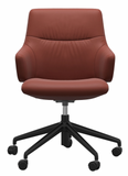 Ekornes Stressless Mint Low Back Office Chair With Arms