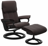Ekornes Stressless Admiral Medium Signature Recliner with Ottoman