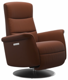 Ekornes Stressless Mike Large Power Steel Recliner *Quick Ship*