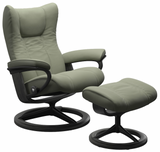 Ekornes Stressless Wing Medium Signature Matte Black *Quick Ship*