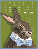 Package: 2027 Linnea 11 x 14" Poster Calendar &  5 x 7" Desktop Calendar Artwork From Johanna Riley