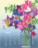 2027 Linnea 5 x 7" Desktop Calendar Artwork From Johanna Riley