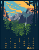 2027 Linnea 5 x 7" Desktop Calendar Artwork From Johanna Riley