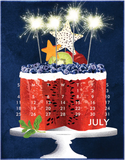 Package: 2027 Linnea 11 x 14" Poster Calendar &  5 x 7" Desktop Calendar Artwork From Johanna Riley