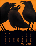 2027 Linnea 5 x 7" Desktop Calendar Artwork From Johanna Riley