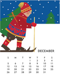 Package: 2027 Linnea 11 x 14" Poster Calendar &  5 x 7" Desktop Calendar Artwork From Johanna Riley