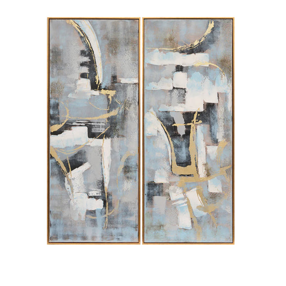 Global Views 70059 Abstract Oil Painting