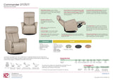 H2 Seating Commander 577 Large Recliner With Ottoman
