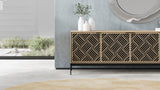 BDI Elements 8709 Weave Media + Storage Console *Quick Ship*