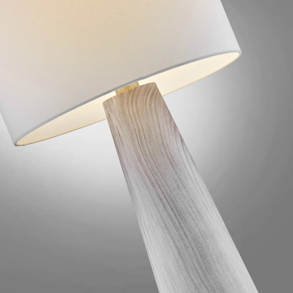 Lite Source 23923 Grey Wood Table Lamp | International Design Center