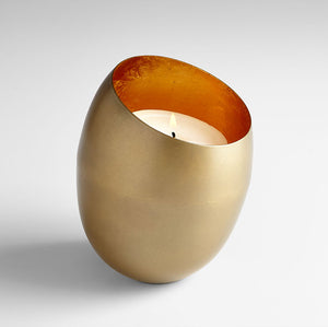 Cyan Design 07110 Candleholder in Brass & Gold