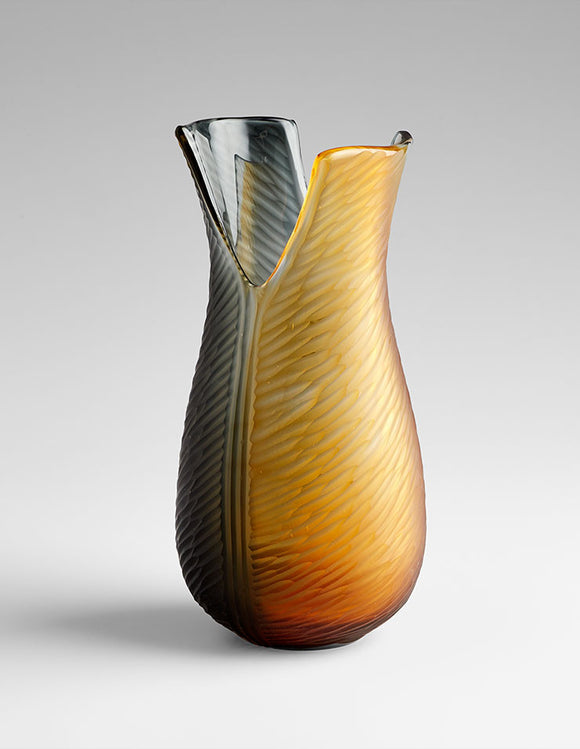 Cyan Design 07801 Vase in Amber & Smoked