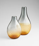 Cyan Design 07853 Vase in Amber & Smoked