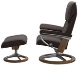 Ekornes Stressless Admiral Large Signature Recliner with Ottoman