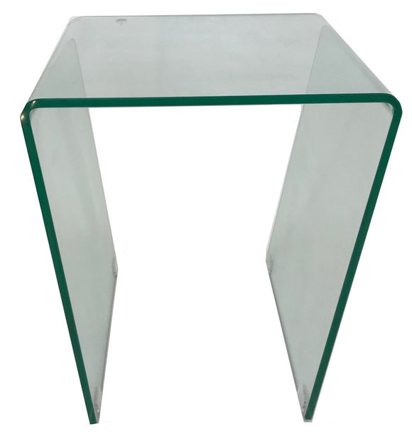Ital Studio Togo End Table in Glass