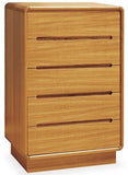 Sun Cabinet 813010 High Chest with Soft Edges in Teak
