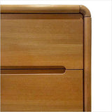Sun Cabinet 814010 Double Dresser with Soft Curves in Teak