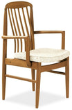 Sun Cabinet BL10 Armchair in Teak with Beige Fabric Seat