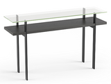 The Terrace 1153 Glass Top Console is an elegant sofa-side companion providing you with extra space for lighting, storage, and display. Pairs perfectly with the Terrace 1156 End Table and the Terrace 1150 & 1152 Coffee Tables.