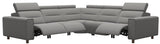 Ekornes Stressless Emily Wide Arm Power Reclining Sectional