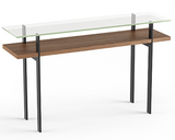 The Terrace 1153 Glass Top Console is an elegant sofa-side companion providing you with extra space for lighting, storage, and display. Pairs perfectly with the Terrace 1156 End Table and the Terrace 1150 & 1152 Coffee Tables.