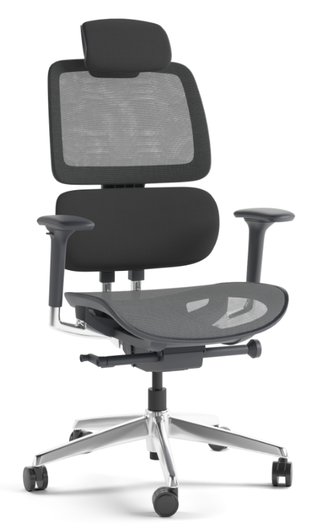 This highly versatile modern office chair delivers a wide range of user-friendly and adjustable comfort features for work, gaming, and everything in-between. Voca's breathable mesh adapts to the body's natural contours, providing just the right amount of support, while a wide assortment of customizable chair adjustments—from lumbar and seat depth to armrests, tilt, and height—allow you to perfectly dial in personalized comfort.
