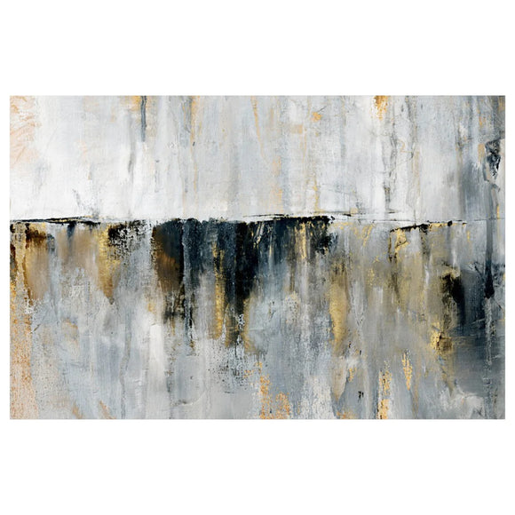 SageBrook Home 70177 Black and Multicolor Abstract Painting