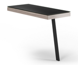 Compatible with the Sigma 6901 Office Desk, the 6902 Return can easily extend your available workspace and mounted on either the left or right side based on your desired configuration. Topped with durable black satin-etched glass with an ergonomically designed center-mounted leg that allows plenty of leg room on either side of the return, this versatile desk return maximizes efficiency and cross-desk collaboration.