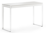 The BDI Linea 6222 Console Desk features a slim yet functional design that can be used in an entryway, as a compact workspace, or neatly placed behind a sofa. This modern console desk is perfectly sized for a laptop computer or wherever a slim footprint is required. Features include a generously sized keyboard and storage drawer with flip-down front, wire management straps, and cable routing channel.