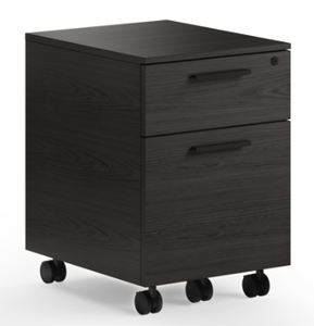 The BDI Linea 6227 mobile file pedestal is a low-profile and file cabinet with locking wheels and file storage, a letter/legal sized file drawer, and a convenient supply drawer to keep important files and office supplies within reach. All drawers are safely secured with a single lock, and the adjustable filing system adapts to accommodate hanging folders of any size - Legal, Letter, A4, and Foolscap